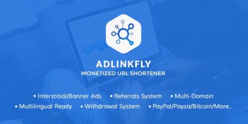 AdLinkFly - Monetized URL Shortener 6.6.4 Nulled white pages fixed