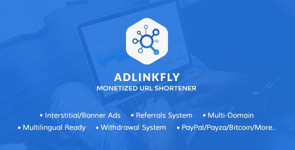 AdLinkFly - Monetized URL Shortener 6.6.4 Nulled white pages fixed